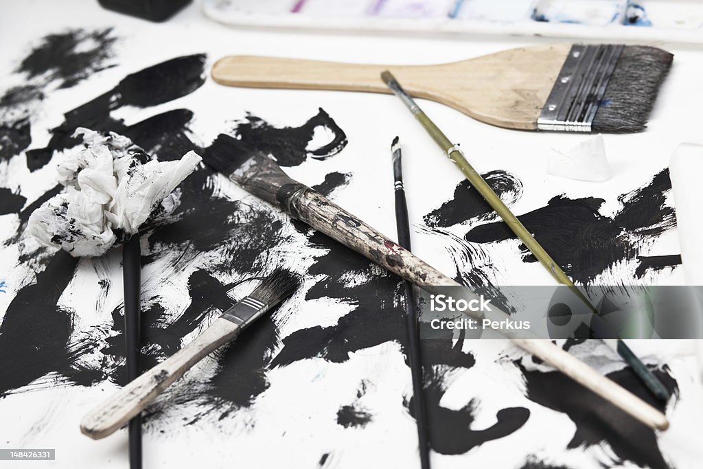 Herramientas de pintura - Foto de stock de Abstracto libre de derechos