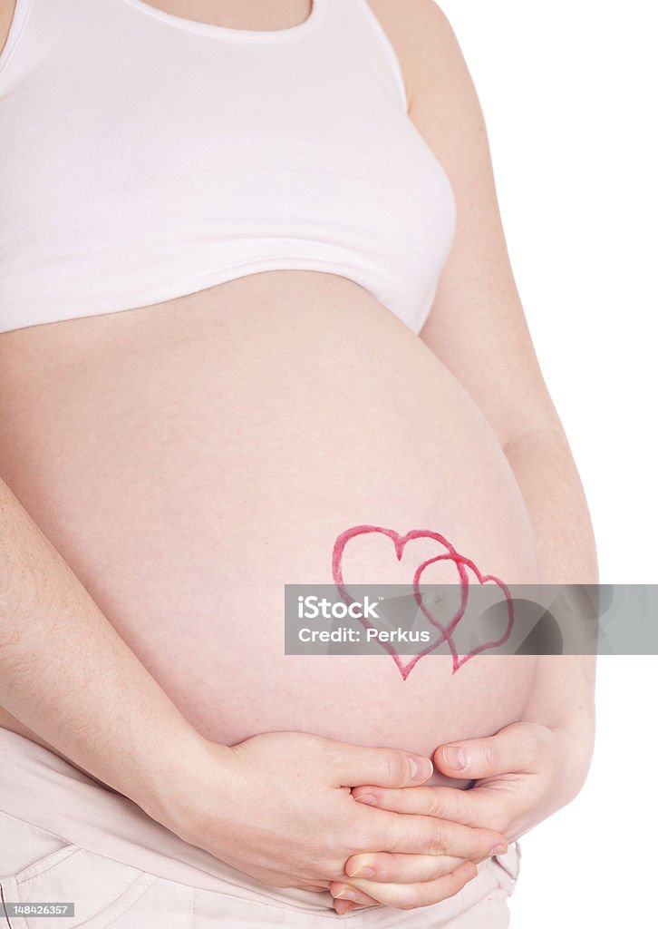 Schwangere Frau - Lizenzfrei Abwarten Stock-Foto