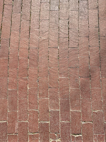 Red Brick Road Texture Background - Use as a backdrop and add your own copy text to image