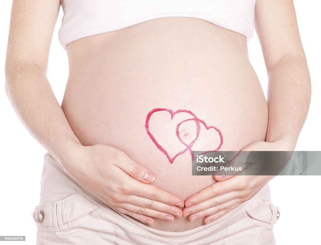 Mujer embarazada - Foto de stock de Adulto libre de derechos