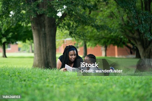 istock Mom teaching her son to read 1484268103
