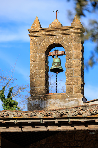 Three bell on small belfry
