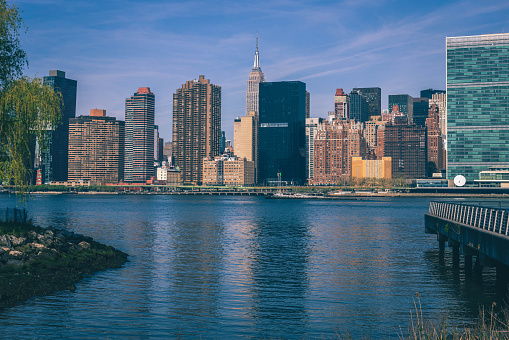 Manhattan and the New York City skyline from Long Island City
