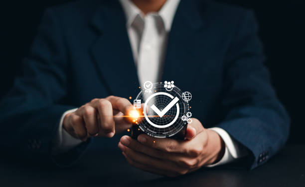istock Quality Assurance and Certification Business concept. Quality Assurance Control Standards, Guarantee, ISO. 1484271146