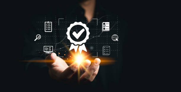 istock Quality Assurance and Certification Business concept. Quality Assurance Control Standards, Guarantee, ISO. 1484280423