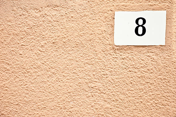istock 8, Street Number On The Wall 148428684