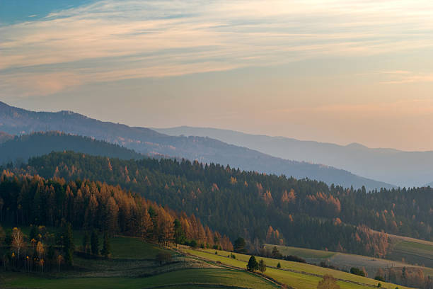 istock Autumn sunset in Mountains 148429339