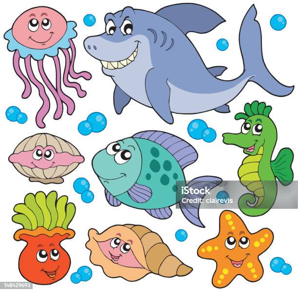 Aquatic Animals Collection Stock Illustration - Download Image Now - Anemone Flower, Animal, Animal Fin - iStock Aquatic Animals Collection Stock Illustration - Download Image Now - Anemone Flower, Animal, Animal Fin - iStock