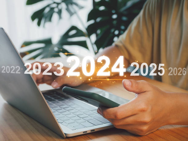 istock 2024 trend, business investor using laptop with diagram 1484312465