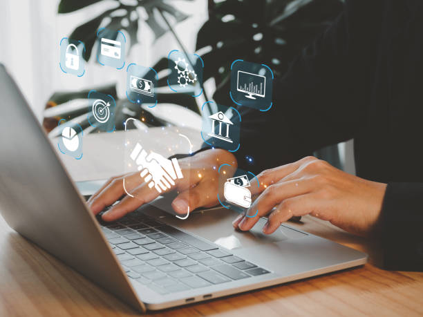 istock Remote business deal with international connection technology 1484312500