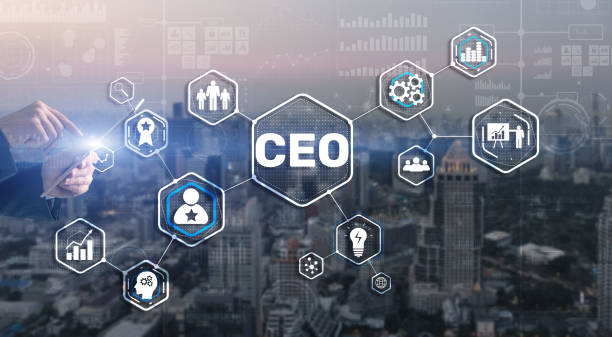 istock CEO concept. Businessman pressing virtual screen inscription boss 1484313467