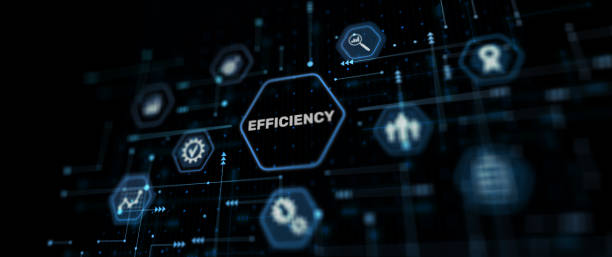 istock Plan to increase efficiency. Abstract Background for your business 1484313575