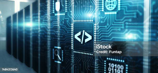 Software Developer Programming Code Program Development Concept Stock ...