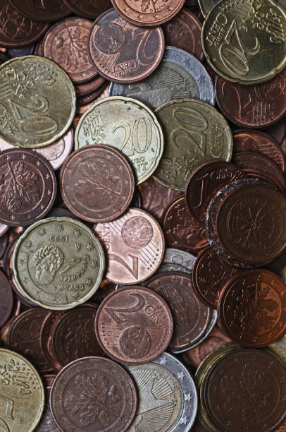 istock Euro coins money (EUR), 1484317929