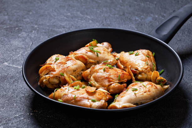 istock garlic rosemary thyme herbed fried chicken thighs 1484325637