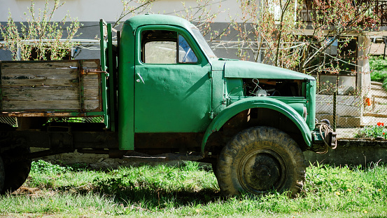 Old Abandoned Soviet Era truck