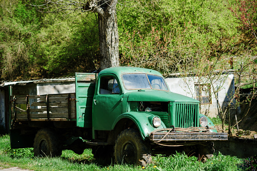 Old Abandoned Soviet Era truck