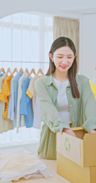 istock Fashion designer work in studio 1484329289