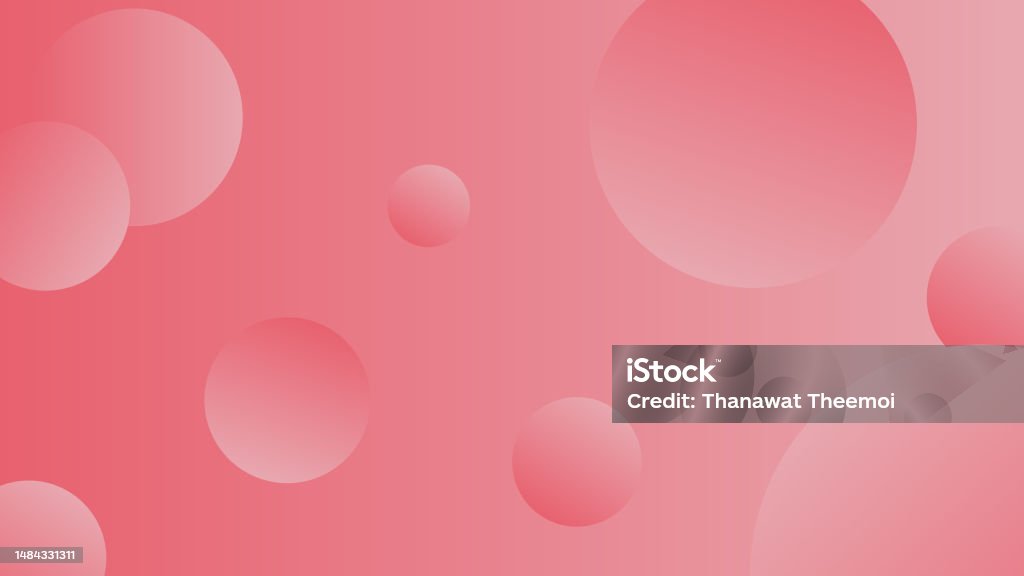 Empty Pink Clean Soft Color Circular Gradient Background Illustration ...
