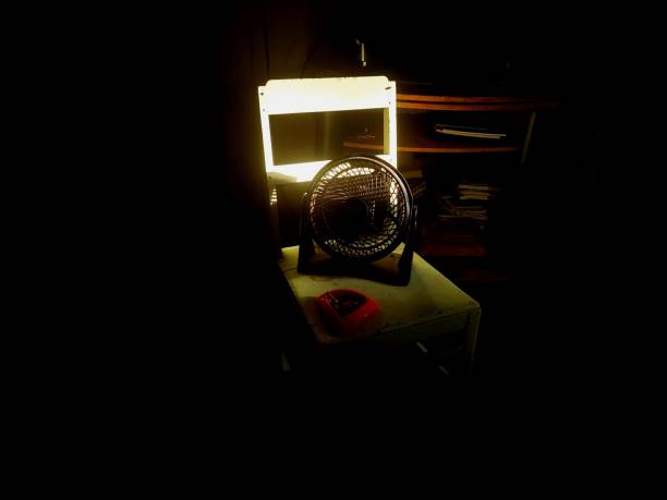 istock Small fan on the chair 1484338707