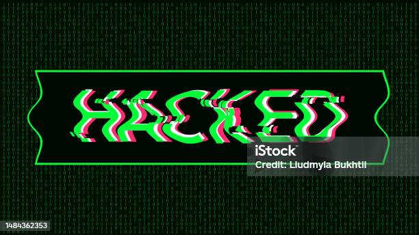 Cyber Numbers Falling Loop Technology Matrix Background Cyber Security With Falling Numbers On ...