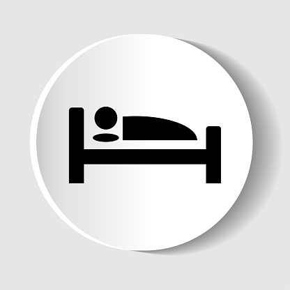icon of a hotel vector illustration.