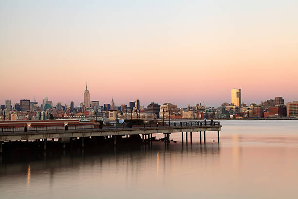 istock Empire State building, NYC midtown manhattan skyline at Dusk 148438834