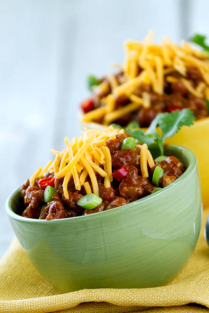 istock Bowls of Chili 148440178
