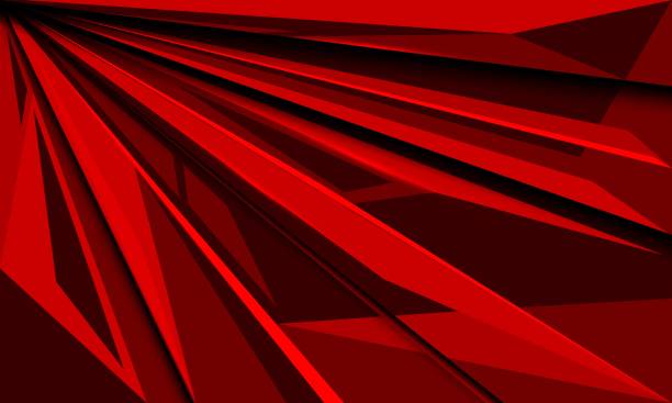 istock Abstract red speed zoom geometric design modern luxury futuristic background vector 1484402409