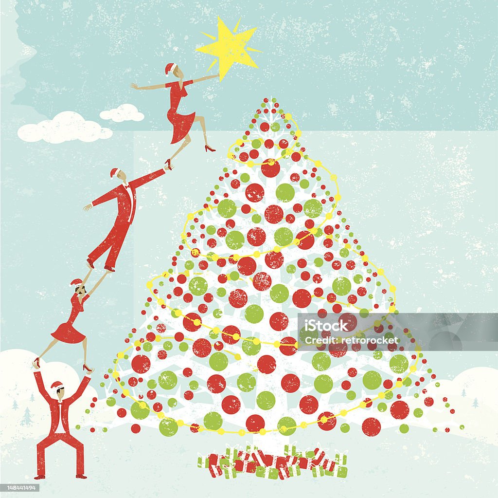 Estrela para Árvore de Natal - Royalty-free Natal arte vetorial