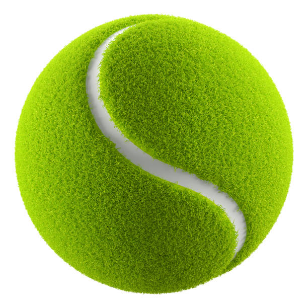 istock green tennis ball isolated on a white background. 3d rendering 1484420571