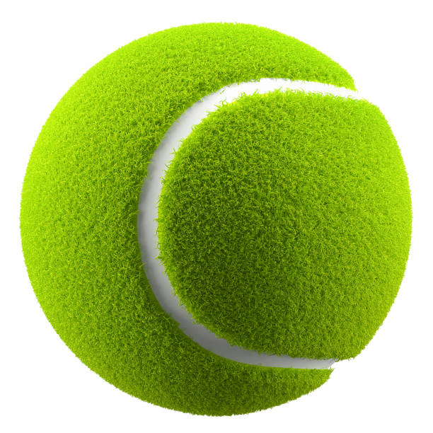 istock green tennis ball isolated on a white background. 3d rendering 1484420612