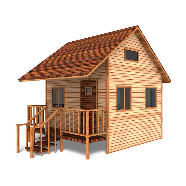 istock Wooden house 148442435