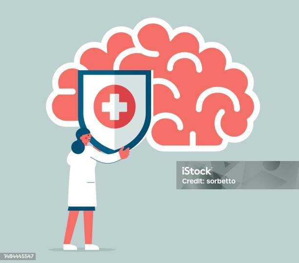 Brain Protection Background Human Brain Protection Stock Illustration - Download Image Now - Rescue ...