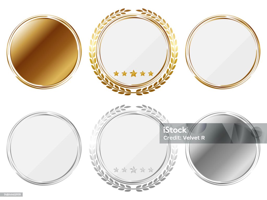 Recular Frame Luxury Circular Frame Stock Illustration - Download Image Now ...