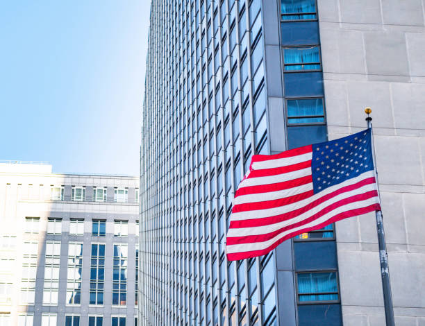 istock Building architecture close up skyscrapers USA 1484451320
