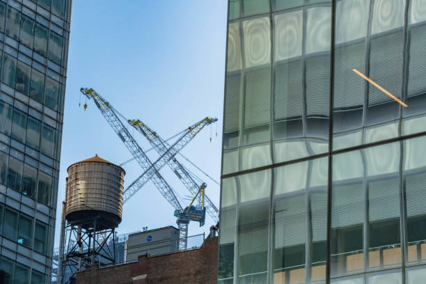 istock Building architecture close up skyscrapers USA 1484451347