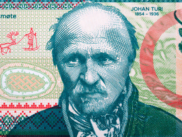 istock Johan Turi a portrait from Norwegian money 1484464073