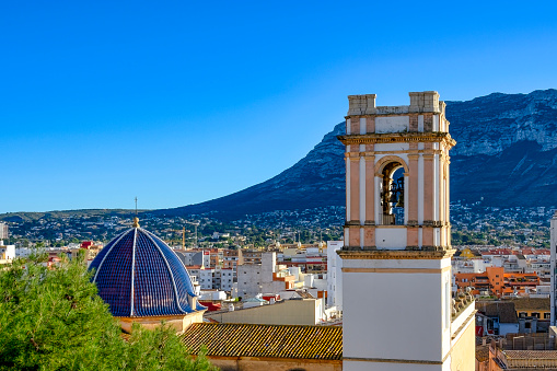 Scene in Denia city, Spain