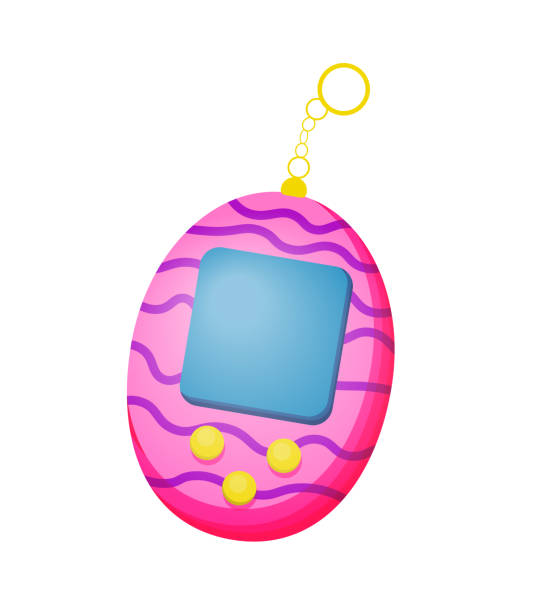 istock Tamagotchi electronic toy from the 90s. Vintage electronics 1484472312