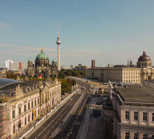 istock Berlin cityscape with Berlin cathedral and Television tower, Germany 1484474271