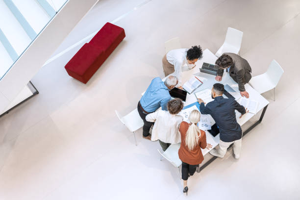 istock Adult students and brainstorming in the library 1484475238