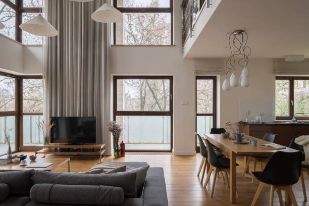istock Stylish and luxury living room 1484475667