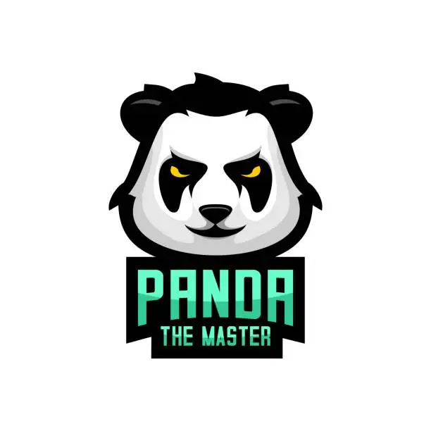 Vector illustration of cute panda