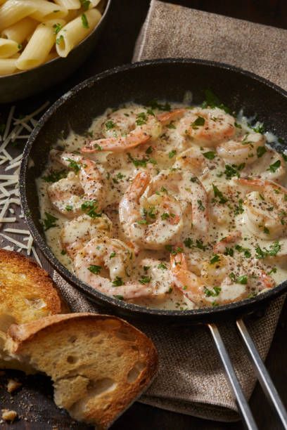 istock Creamy Parmesan Garlic Shrimp 1484491785