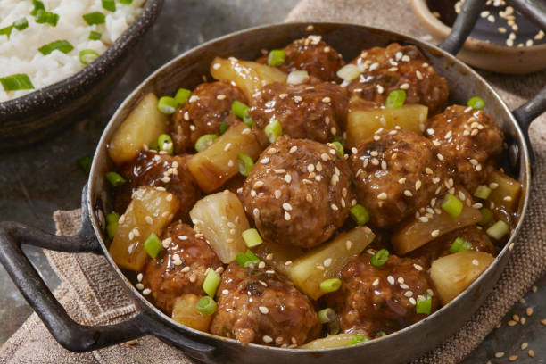 istock Teriyaki PORK Meatballs 1484495872