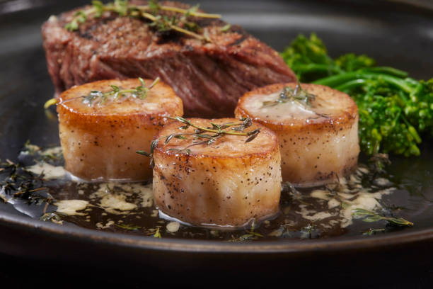 istock Fondant AKA Melting Potatoes in a Garlic and Thyme Butter 1484497526