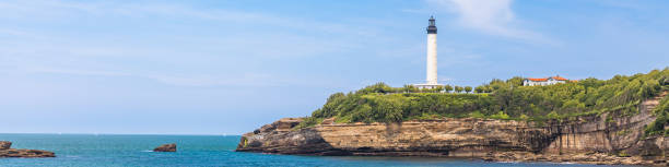 istock Lighthouse overlooking Pointe Saint-Martin, seen from the main beach of Biarritz 1484500098