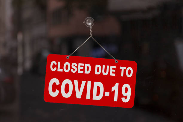 istock Closed due to Covid 19 sign 1484503923