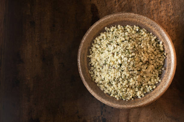 istock Shelled Hemp Seeds in a Bowl 1484512793